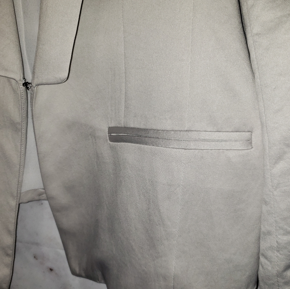 GAP satin sliver blazer size 14 - Picture 4 of 8